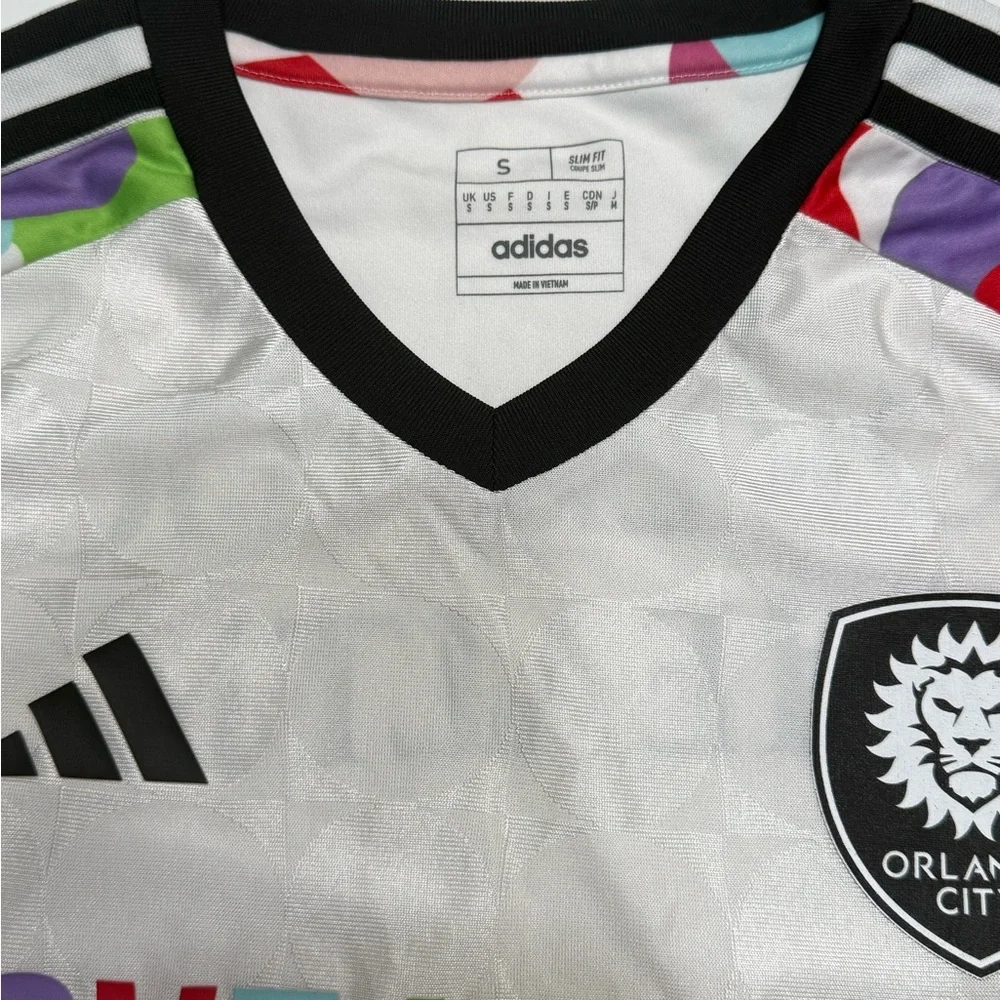 2023 Adidas MLS Men's Orlando City SC  Pre-Match Soccer Jersey Small 0206 A2